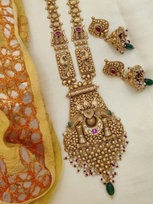 KUNDAN-POLKI LONG NECKLACE